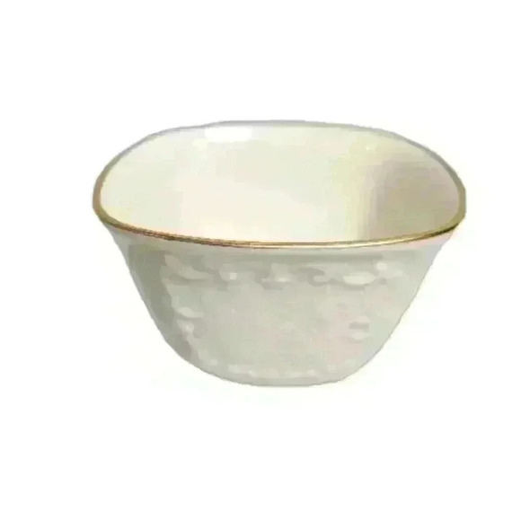 Lenox porcelain candy dishes SET OF 2 ivory - Picture 3 of 12